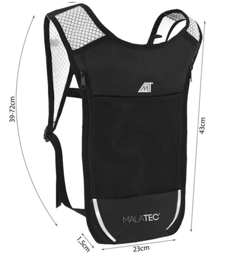 Hydration backpack 2L, black