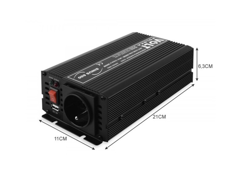 Inverteris 12/230V (300/600W)