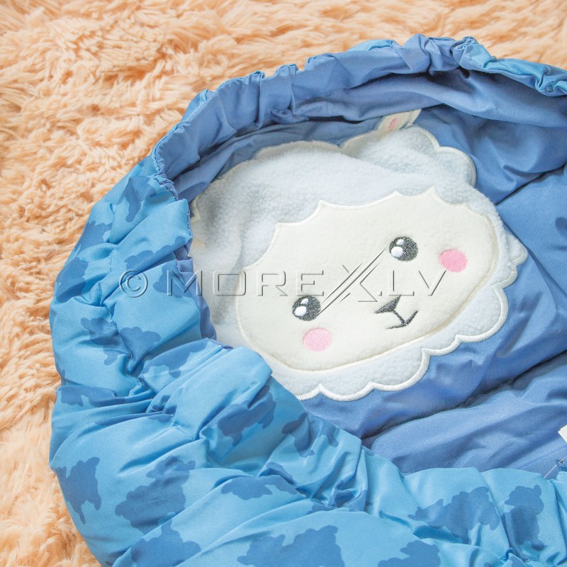 Детский спальный мешок для прогулок SB006 лазурный