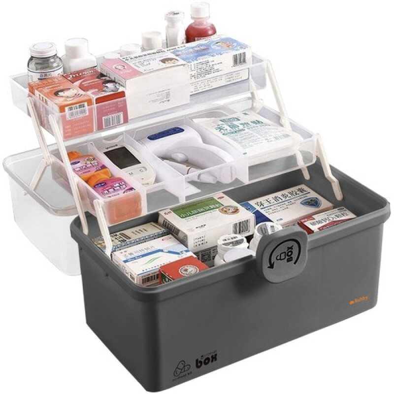 Portable medicine organizer