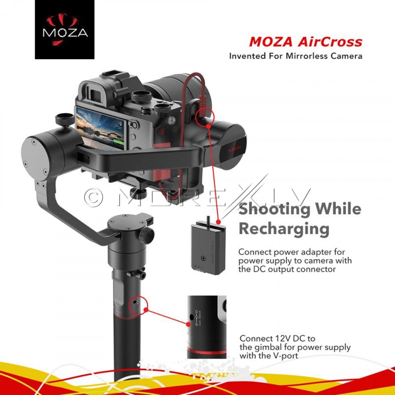 MOZA AirCross elektroniskais kameru stabilizators