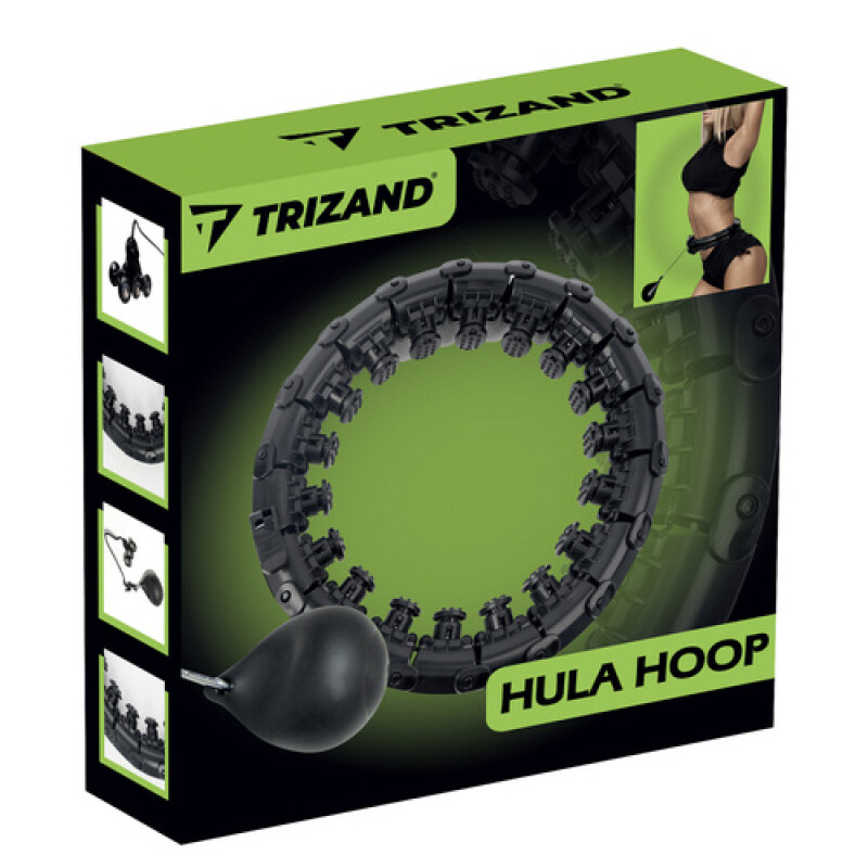 Hula lankas su svoriu ir masažo funkcija
