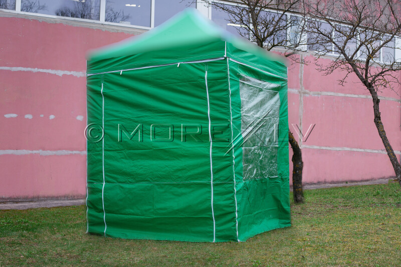 Wall for canopy 2x2 m, 4pcs. set, green color, fabric density 160 g/m2