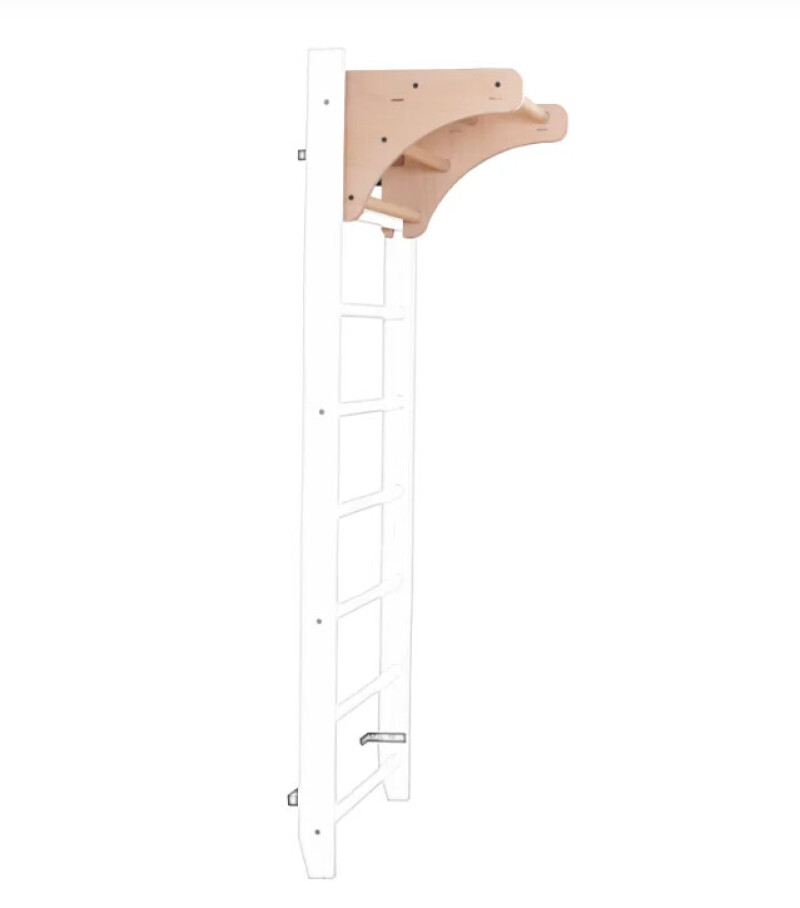 Medinė prisitraukimų skersinis švediškai sienelei 65 cm