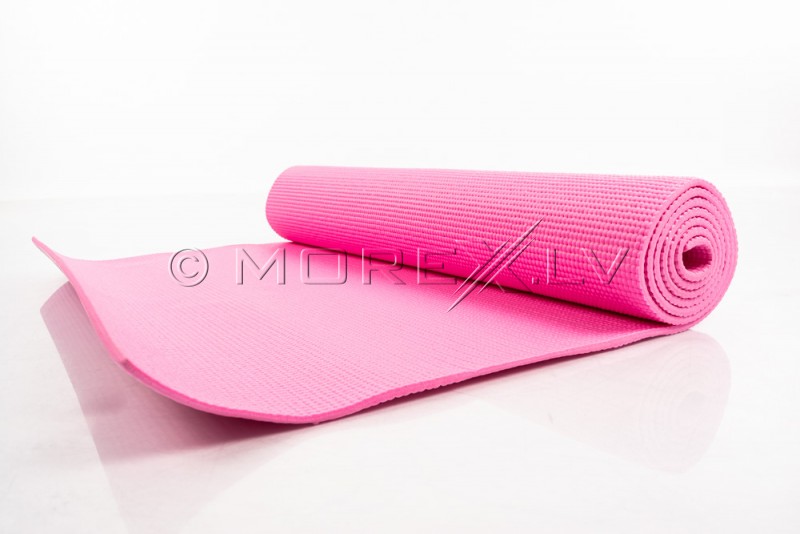 Joogatreening pilates fitness mat 173х61х0.5 cm roosa