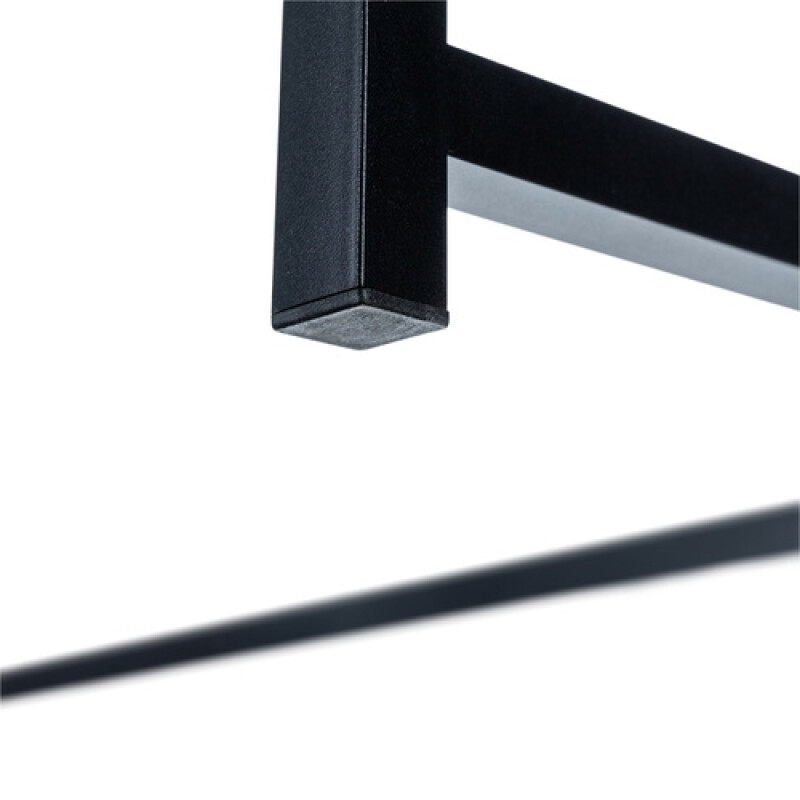 Folding table 80x75x40 cm, black