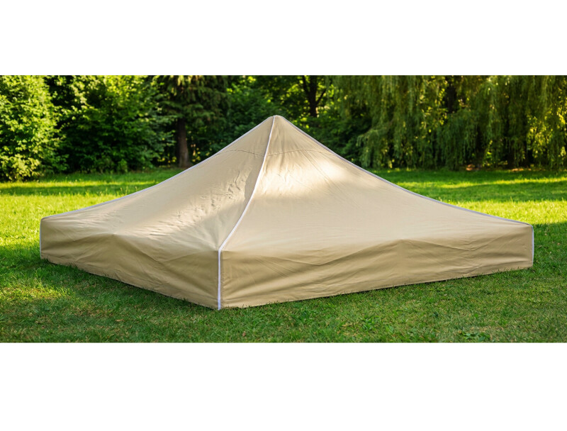 Tento stogas 2 x 2 m (smėlio spalva, audinio tankumas 160 g/m2)