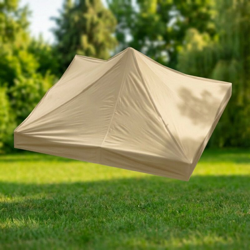 Tento stogas 2 x 2 m (smėlio spalva, audinio tankumas 160 g/m2)