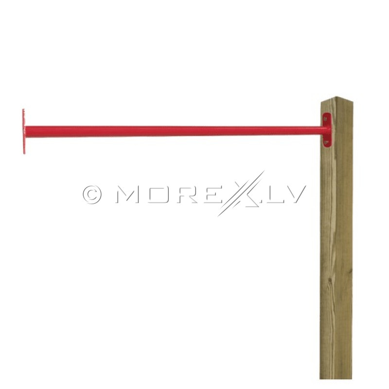 Metal pull up bar КВТ 125 cm, red