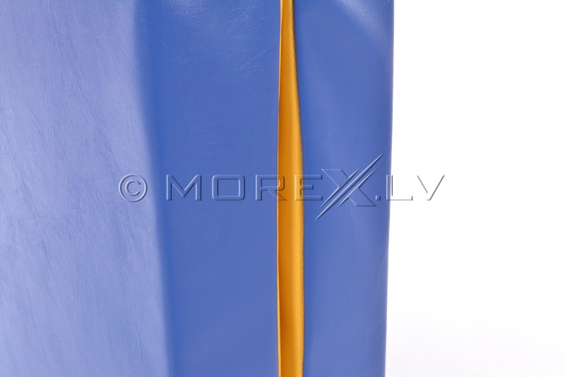 Leather safety mat 66x120cm blue-yellow
