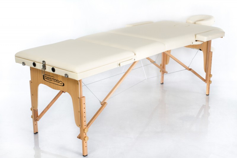 Masažo stalas + masažo pagalvėlės RESTPRO® Classic-3 Cream