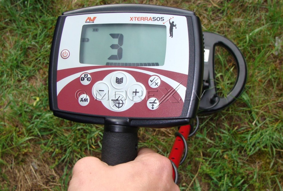 Metalo Detektoriai Minelab X-Terra 505 with 10.5" 7.5kHz DD Coil (3705-0111)