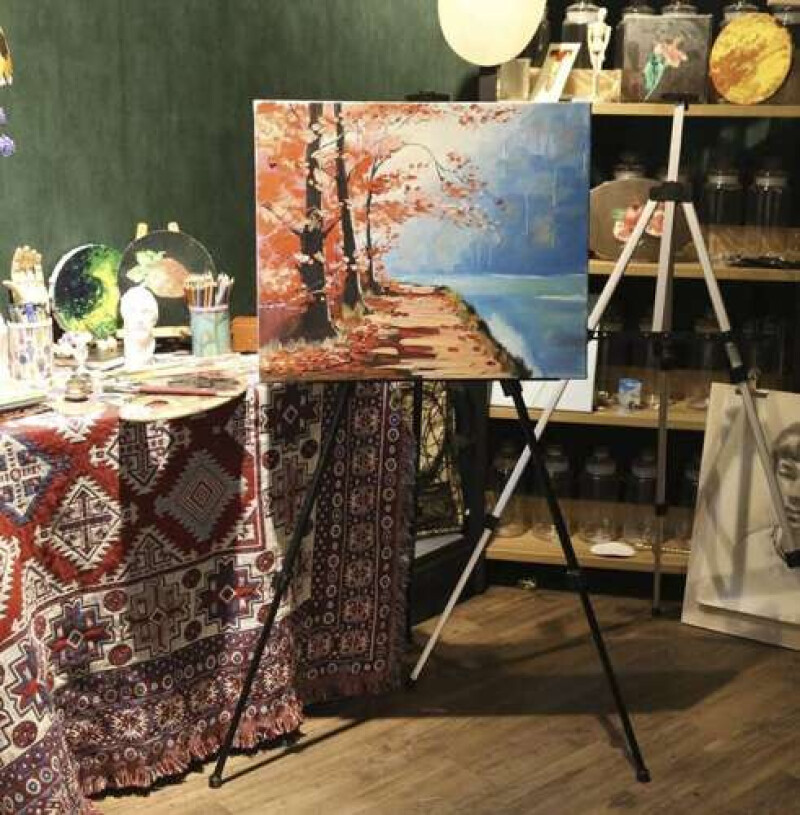Artists Easel Stand for Painting with case