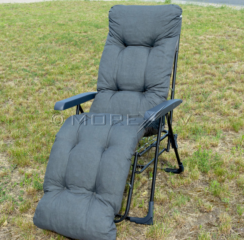 Krēsls MALAGA PLUS 59x152 cm, pelēks