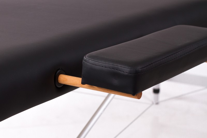 Portatīvais masāžas galds (kušete) RESTPRO® ALU 2 (L) Black