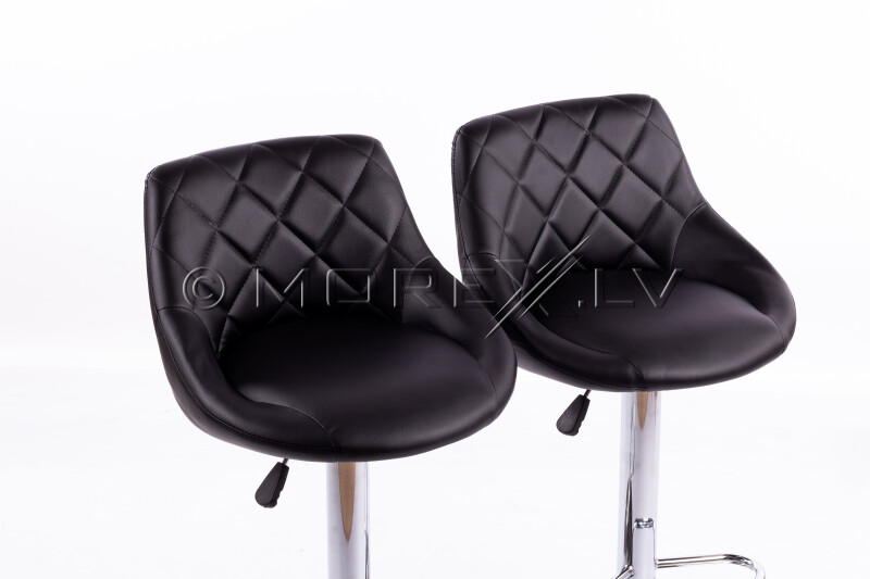 Bar chairs B12 black 2 pcs.