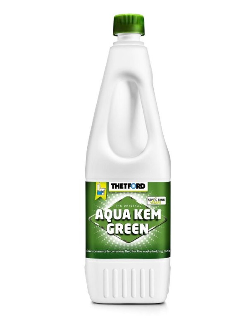 Thetford Aqua Kem® Green 1,5L (75ml/10l) - sanitation liquid concentrate for camping toilets