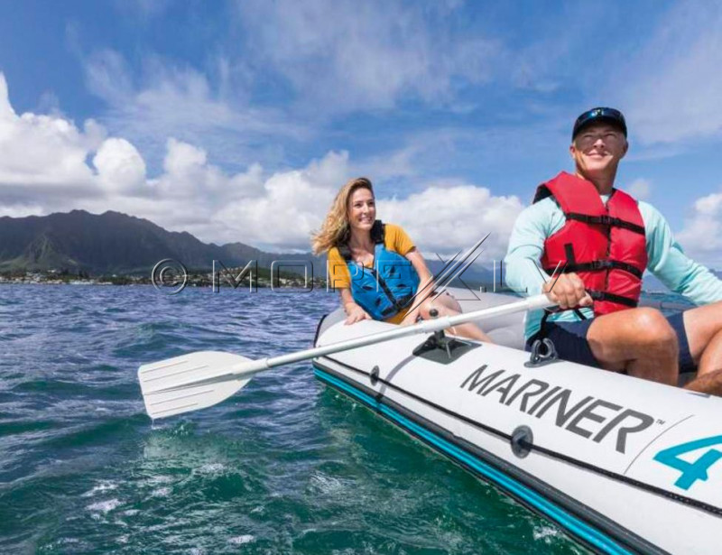 Intex MARINER 4 FULL SET su Neraus NRS 36X + Solar Panther DC Pro+ 12V 90Ah