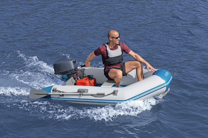 2-vietė pripučiama valtis Bestway Sportboot-Set Caspian, 230x130x33 cm, 65046