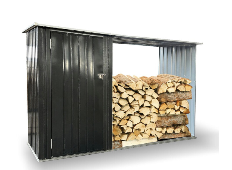 Metalinis sodo sandėliukas - namelis, 249x103x160 cm