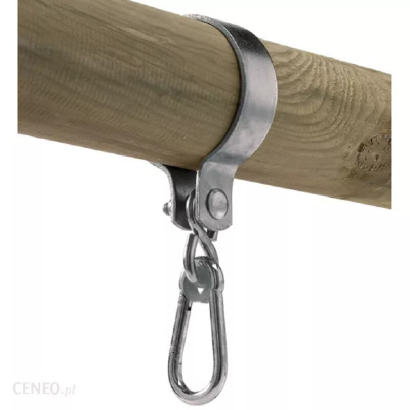 Tvirtinimo elementas su karabinu, apvali apkaba Ø120 mm