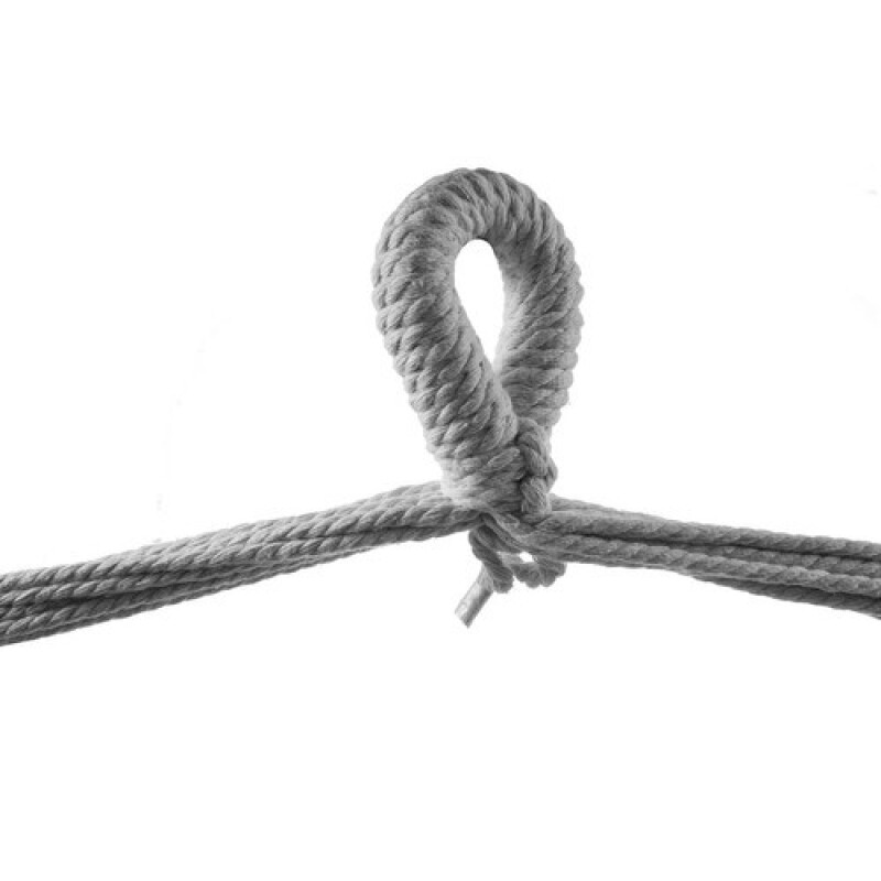 Hammock-garden swing 130x100 cm, grey