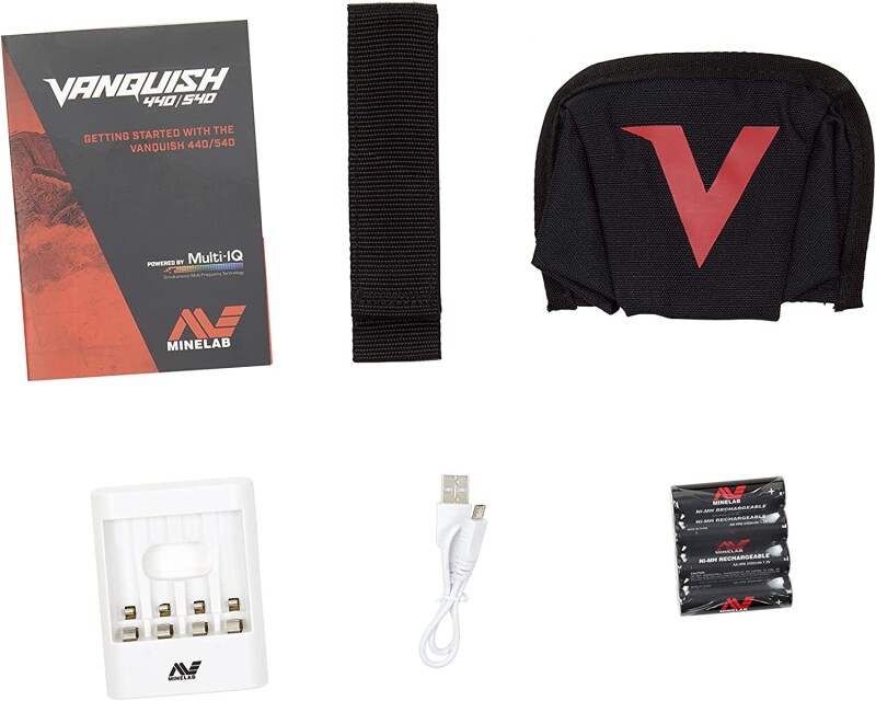 Metalo detektorius Minelab Vanquish 540 Pro-Pack + DOVANA KREPŠYS