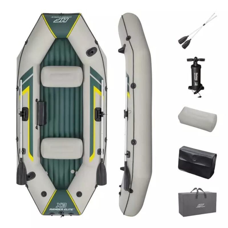 Pripučiami 3-lovų Bestway Ranger Elite X3 Raft, 295x130x46 cm, 65160