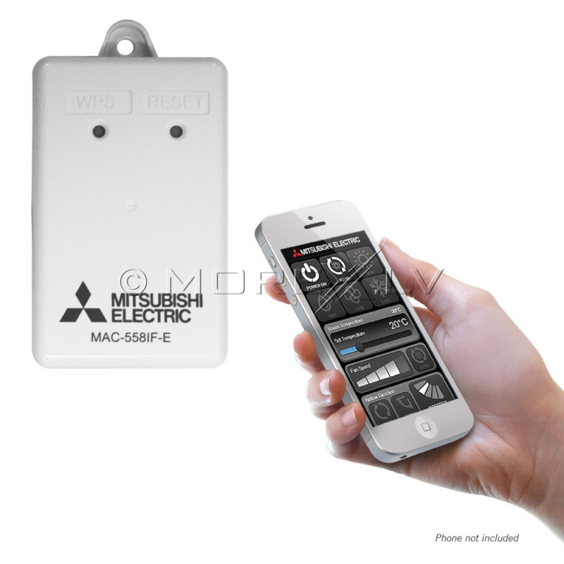 Wi-fi control adapter for Mitsubishi heat pumps, MAC-568IF-E