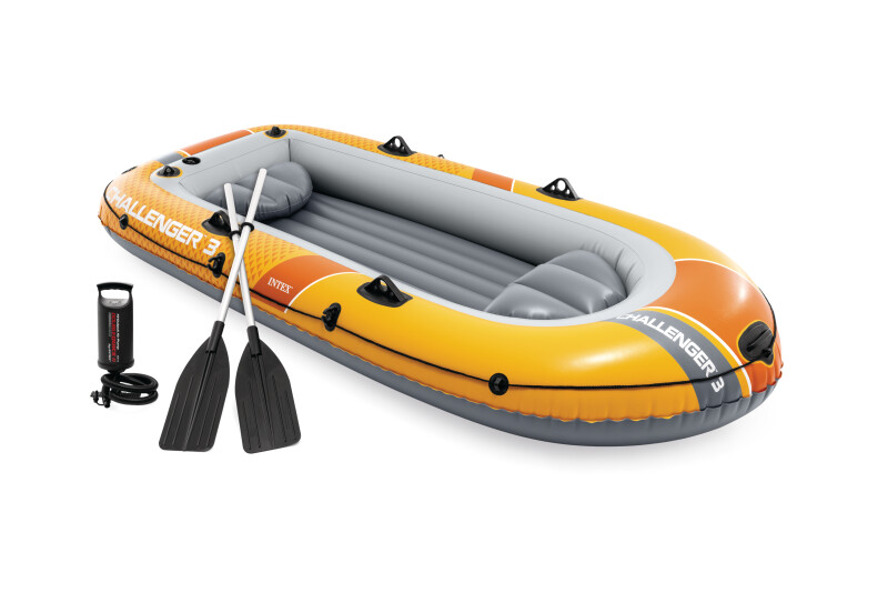 Pripučiama valtis Intex Challenger 3 set 295x137x43 cm, 66313