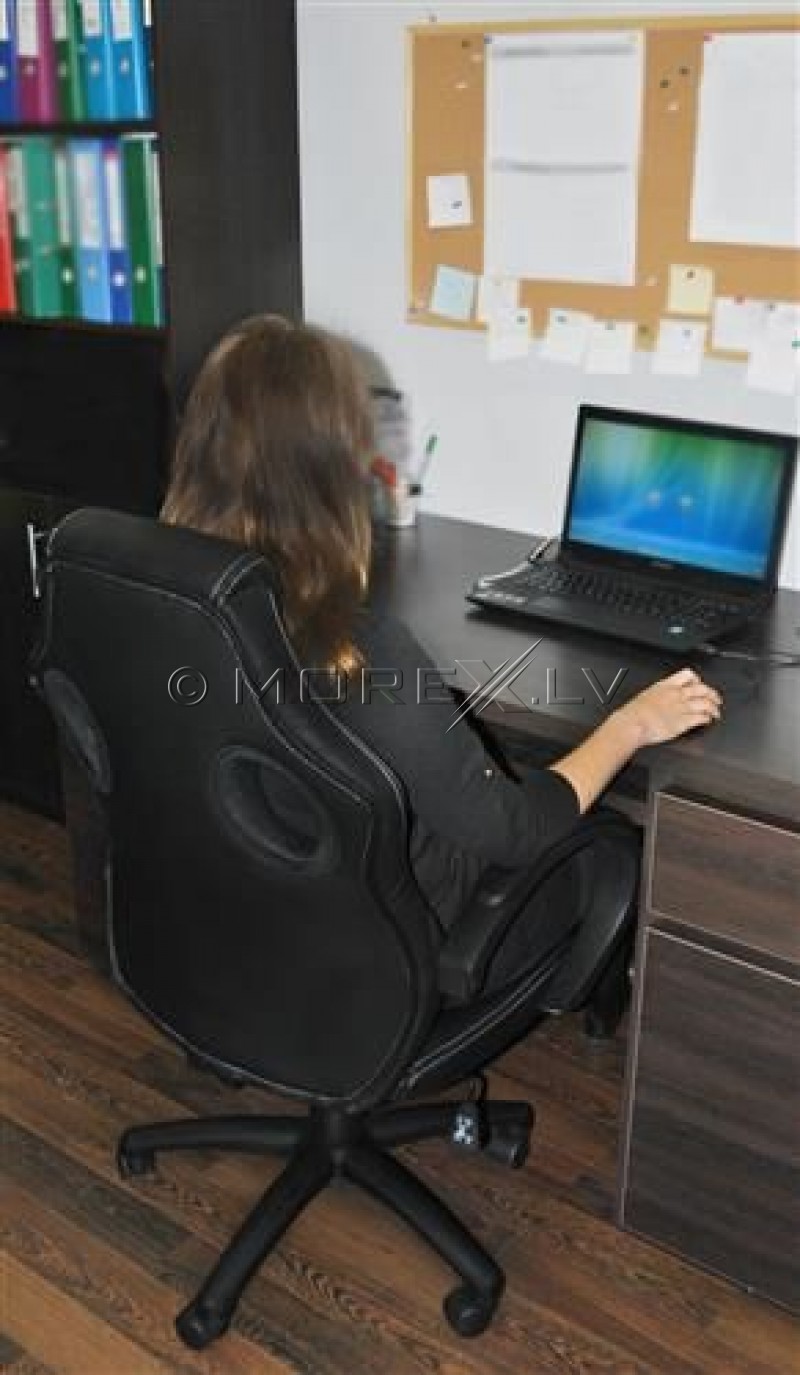 Datorkrēsls biroja krēsls melns (00002734)