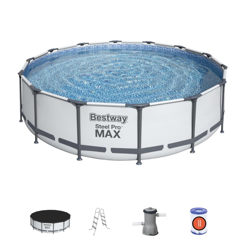 Karkasinis baseinas Bestway 56950 Steel Pro Max Set 427x107 cm