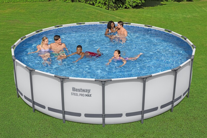 Karkasinis baseinas Bestway 56462 Steel Pro Max Set 549x122 cm