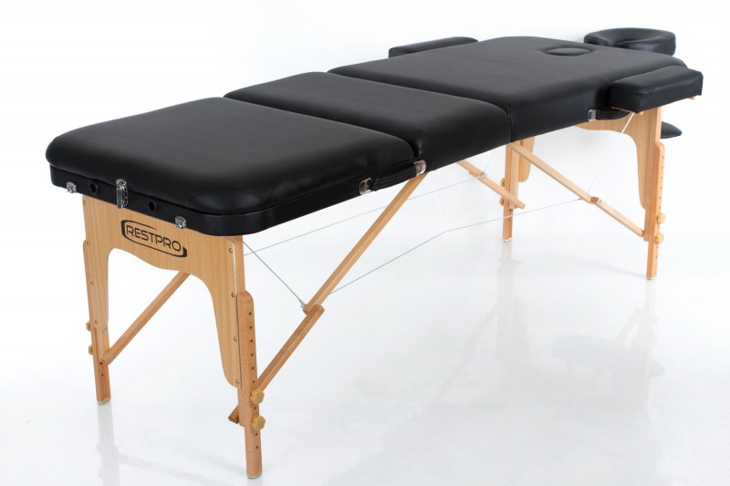 Masažo stalas + masažo pagalvėlės RESTPRO® VIP 3 BLACK