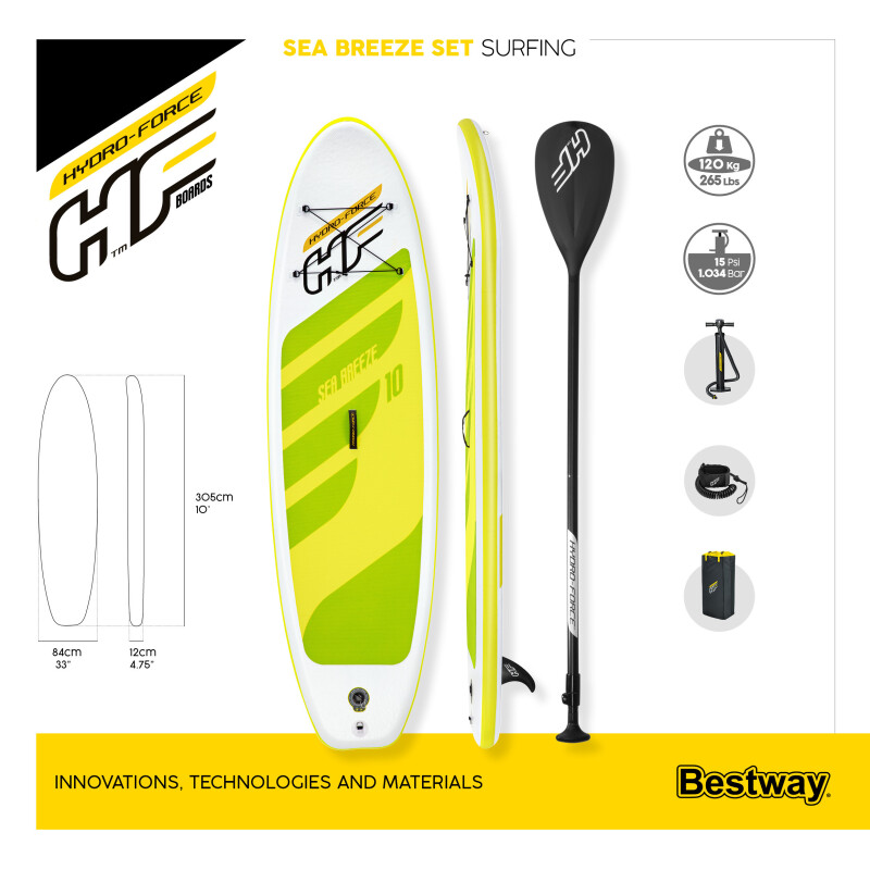 Irklentė Bestway, Sea Breeze 65340, 305x84x12 cm