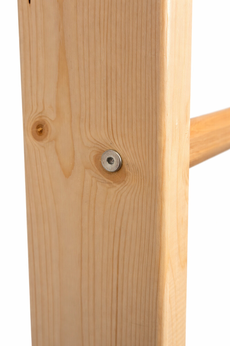 Medinės švediškos kopėtėlės RESTPRO® WOOD 230x65 cm su traukimo svirtis
