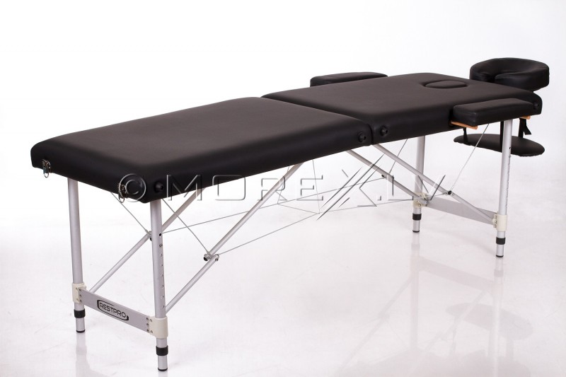 Masažo stalas + masažo pagalvėlės RESTPRO® ALU 2 S Black