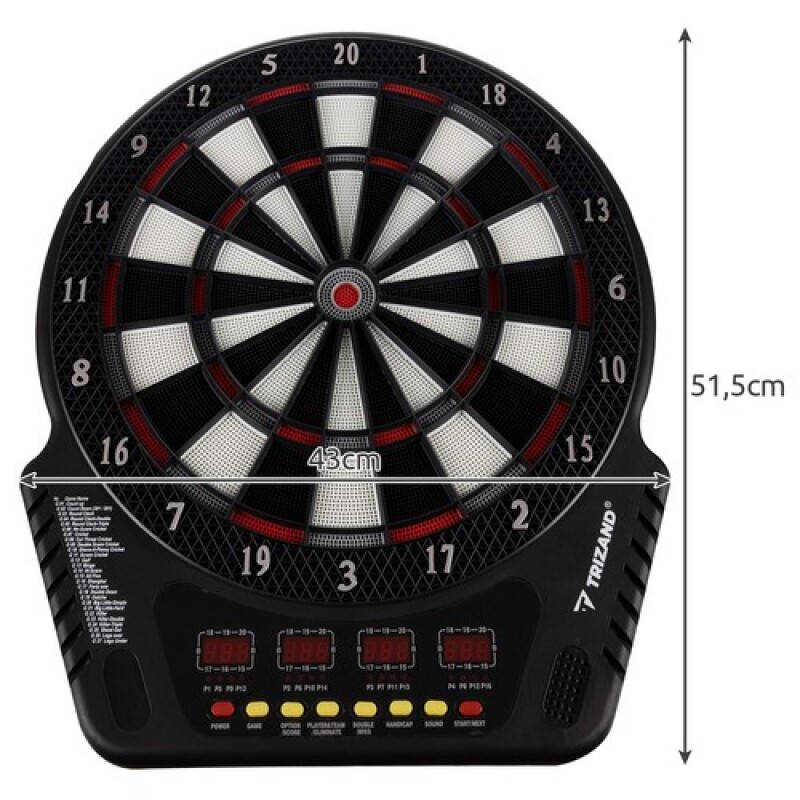Wooden Electronic Darts Board