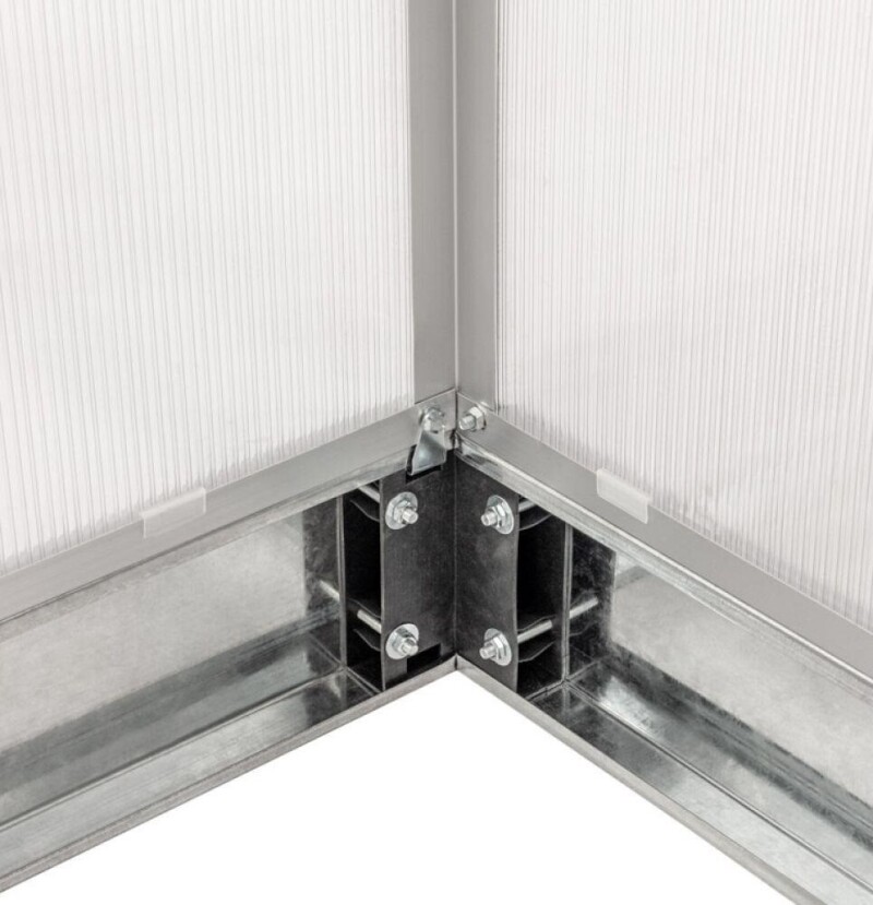 Polikarbonato šiltnamis 7.22m² (1.9x3.8m)