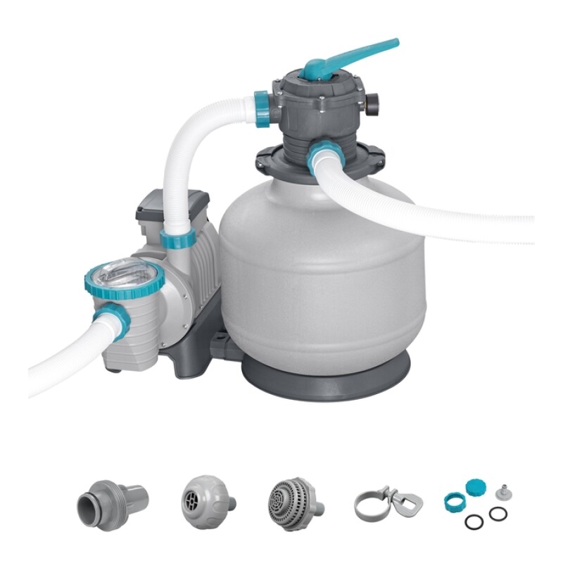 Bestway 58486 smėlio filtras siurblys 11355 L, bakas 36kg