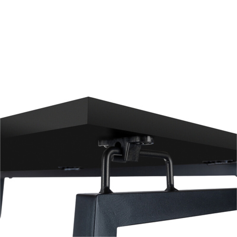 Folding table 80x75x40 cm, black