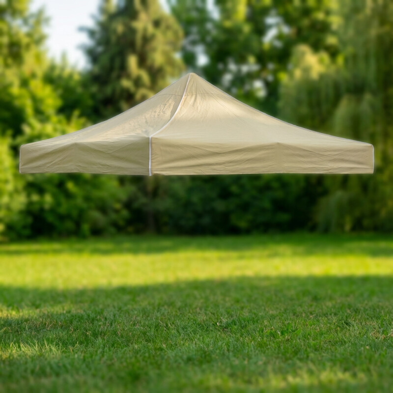 Tento stogas 2 x 2 m (smėlio spalva, audinio tankumas 160 g/m2)
