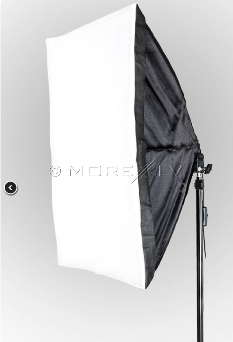 LED Komplektai Monohead, Softbox 50x70cm, Light Stand (foto_03688)