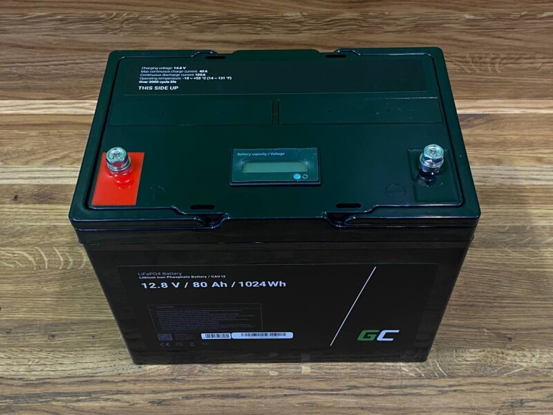 Литиевый аккумулятор Green cell LifePO4 12V 80Ah