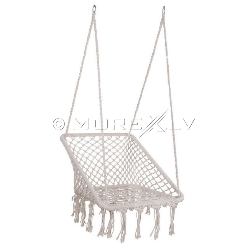 Hanging woven Macrame swing, 65х85х40, square
