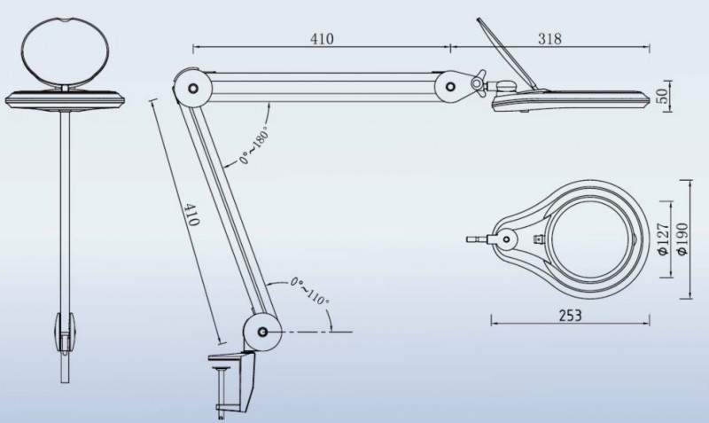 Stalinė lempa 9003LED-5D