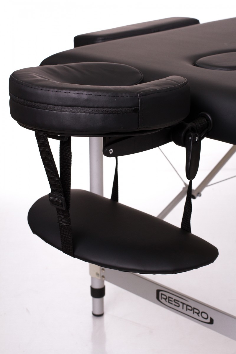 Складной массажный стол (кушетка) RESTPRO® ALU 3 Black