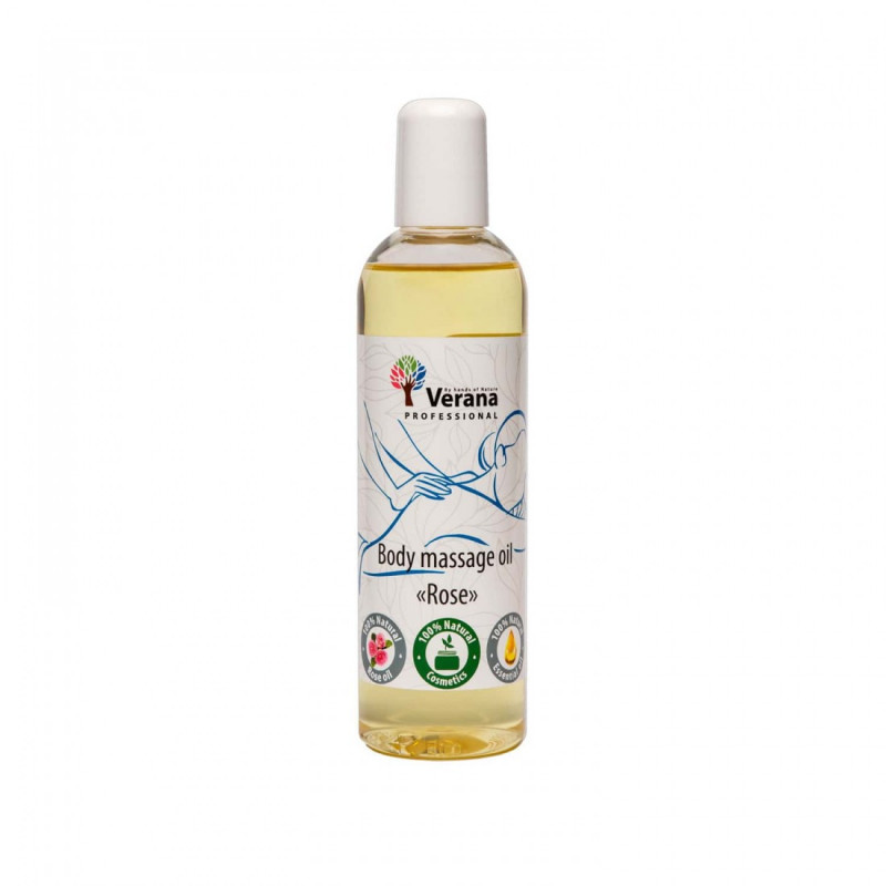 Body massage oil Verana Professional, Rose 250ml