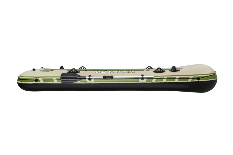 4-vietė pripučiama valtis kietu dugnu Bestway Voyager X4 Raft, 350x145x49 cm, 65156