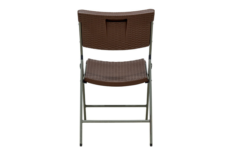 Sulankstomas kvadratinis rotango dizaino stalas 86x86x74 cm + 2 kėdė